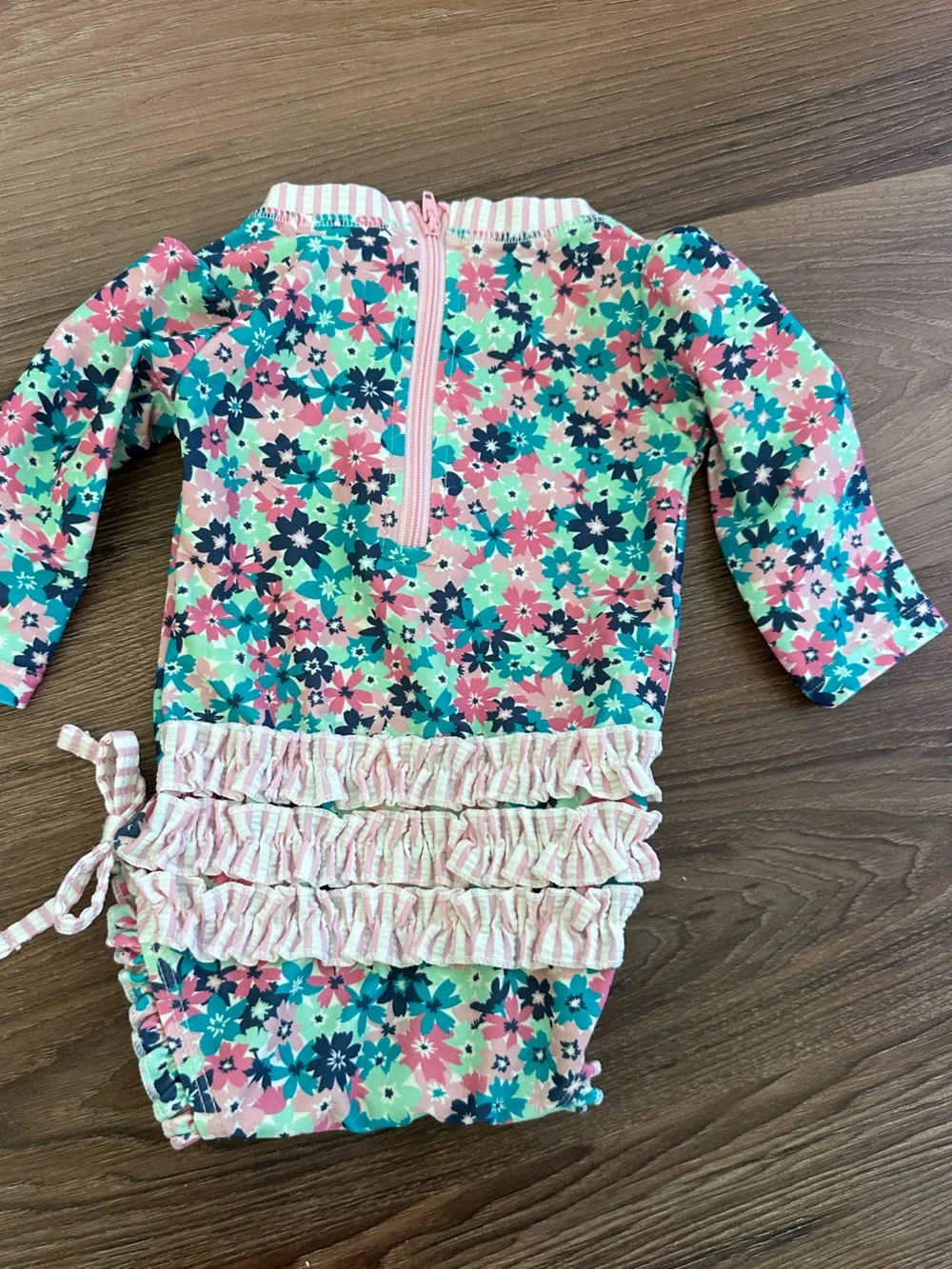Ruffle Butts - Floral One Piece Swim